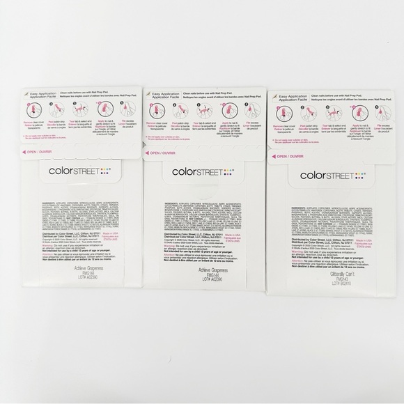 Color Street Petite 3 Piece Bundle of Nail Polish Strips - Picture 2 of 2